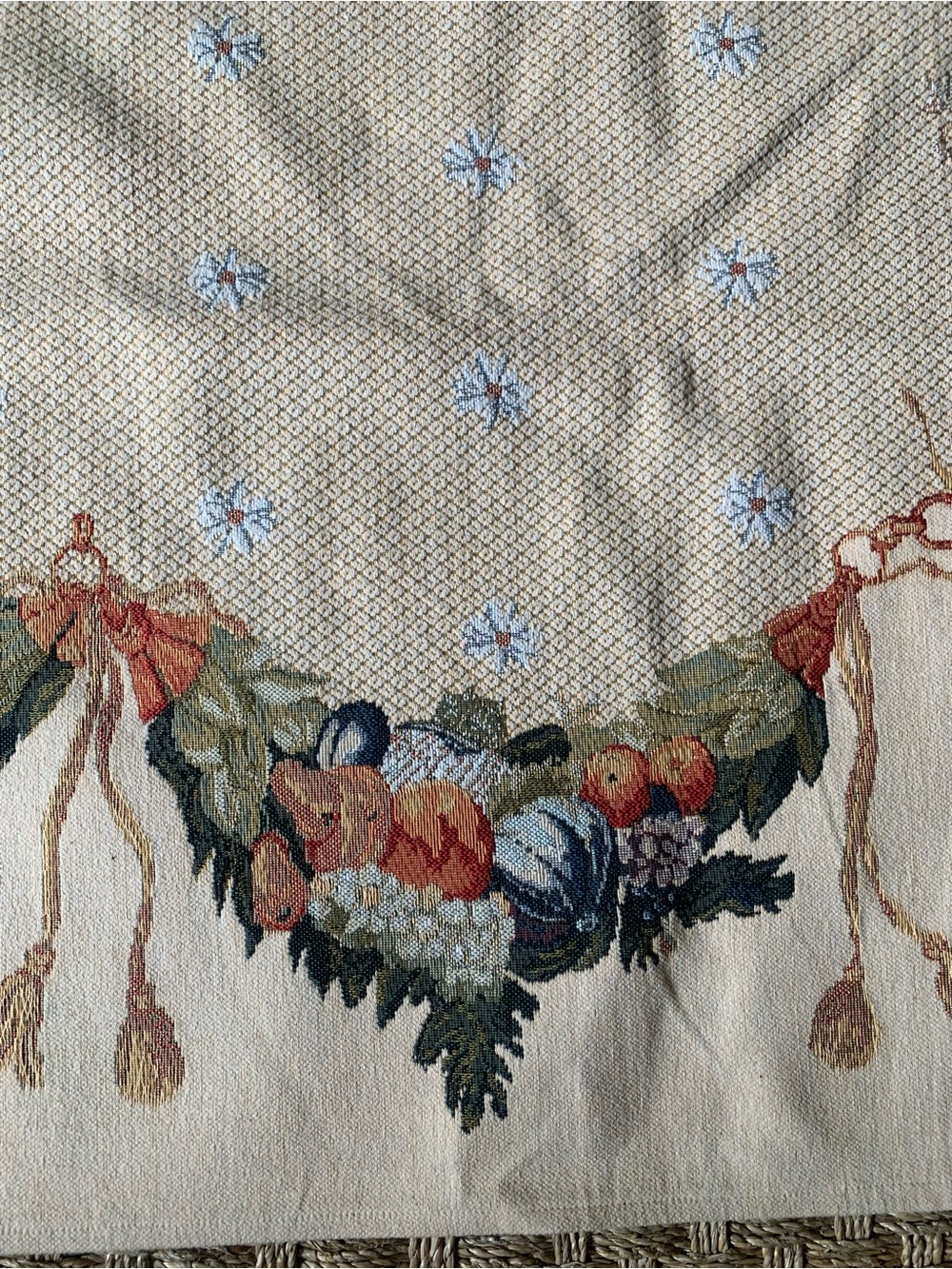 Flemish Tapestries Floral Woven Wall Hanging Tablecloth Couch Throw